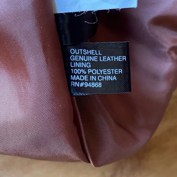 Vintage Washable Genuine Suede Leather Jacket in Rust with Front Zip Closure - Picture 8 of 13